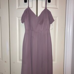 Elegant Mauve Dress